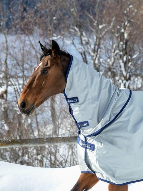 Bucas Power Turnout Combi Neck 0gr. Hals, maat S, L en XL, Dieren en Toebehoren, Paarden en Pony's | Dekens en Dekjes, Nieuw, Deken