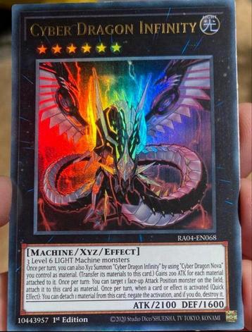Yu-Gi-Oh! Cyber Dragon Infinity RA04 1st Edition ! beschikbaar voor biedingen