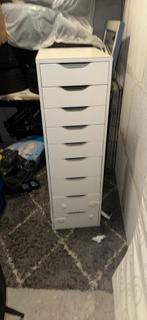 Ladekast alex ikea, Huis en Inrichting, Minder dan 50 cm, 5 laden of meer, Ophalen of Verzenden, Zo goed als nieuw