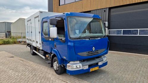 Renault MIDLUM 180-08/B Dubbel Cabine / Koeling, Auto's, Vrachtwagens, Bedrijf, Te koop, ABS, Airconditioning, Boordcomputer, Centrale vergrendeling