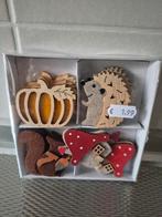 DOOSJE MET HOUTEN EN VILTEN FIGUURTJES NIEUW, Ophalen, Nieuw, Materiaal
