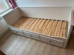 IKEA Hemnes bank bed, Huis en Inrichting, Slaapkamer | Bedden, Ophalen, 90 cm, Eenpersoons, Wit