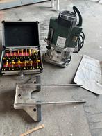 Bovenfrees met bovenfreesset, Doe-het-zelf en Verbouw, Gereedschap | Freesmachines, Ophalen of Verzenden, Zo goed als nieuw