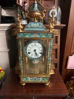 Antieke Franse Cloisonné Pendule in prachtige staat, Ophalen