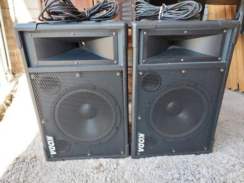 Koda luidsprekers-set van 2, Audio, Tv en Foto, Luidsprekers, Gebruikt, Front, Rear of Stereo speakers, 120 watt of meer, Overige merken