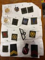 Collectie militaire emblemen en insignes, Ophalen of Verzenden, Landmacht, Nederland, Embleem of Badge