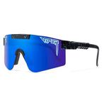 Blauwe Pit Viper Zonnebril, Overige merken, Zonnebril, Blauw, Ophalen of Verzenden