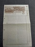 Factuur MAASTRICHT 1924, Installatiebureau Helios, Verzamelen, Merken en Reclamevoorwerpen, Verzenden, Gebruikt, Overige typen