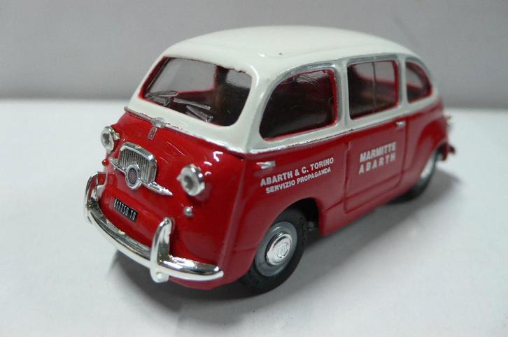 fiat multipla - marmitte abarth - giocher - 1/43, Hobby en Vrije tijd, Modelauto's | 1:43, Nieuw, Auto, Overige merken, Verzenden