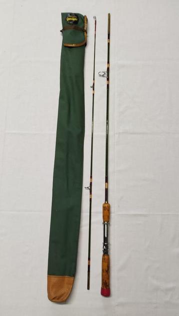 Vintage hengel spin albatros 1,90 meter met originele hoes beschikbaar voor biedingen