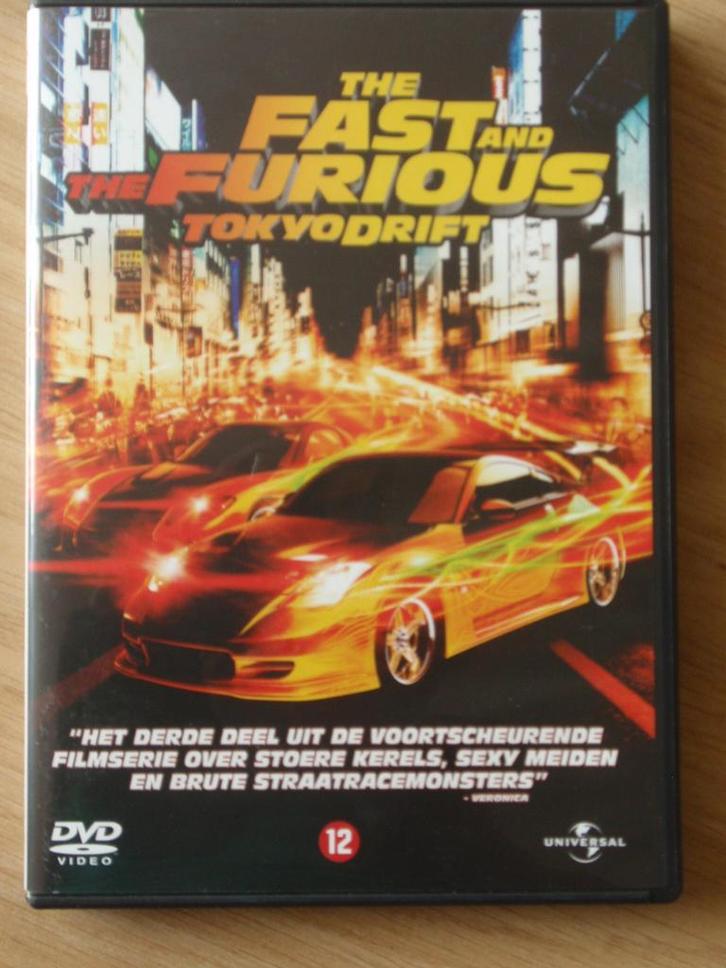 DVD - The fast and the Furious - Tokyo Drift, Cd's en Dvd's, Dvd's | Actie, Zo goed als nieuw, Actiethriller, Vanaf 12 jaar, Ophalen of Verzenden
