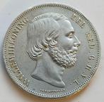 2,5 Gulden 1852 3e ( Zfr / Pr ), Koning Willem III, Zilver, Ophalen of Verzenden, Losse munt