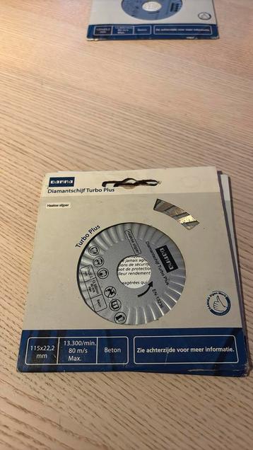 Diamantschijf turbo plus 115x22.2 beschikbaar voor biedingen
