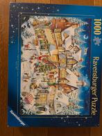 Ravensburger Puzzel - Winterdorp 1000 stukjes, Ophalen of Verzenden, 500 t/m 1500 stukjes, Zo goed als nieuw, Legpuzzel