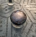 Antiek zilver parfumflesje poederdoos rouge, Antiek en Kunst, Antiek | Goud en Zilver, Ophalen of Verzenden, Zilver