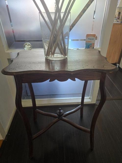 Vintage Side table / tafel, Huis en Inrichting, Tafels | Sidetables, Gebruikt, 25 tot 50 cm, Rechthoekig, Ophalen