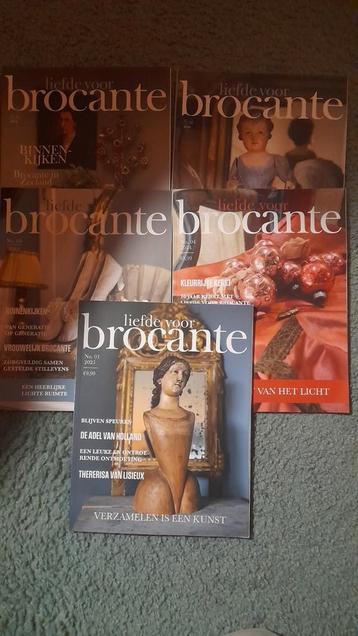 LIEFDE VOOR BROCANTE 2024 + 2025. De nieuwste tijdschriften! beschikbaar voor biedingen