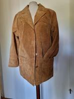 Korte suede jas, maat 42/44, Kleding | Dames, Ophalen of Verzenden, Zo goed als nieuw, Maat 42/44 (L), Bruin