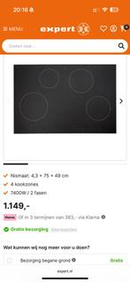 Atag inductiekookplaat 4 zones nieuw €1149, Ophalen, Gebruikt, 4 kookzones, Inbouw
