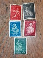 5 winterhulp postzegels postfris, Verzamelen, Militaria | Tweede Wereldoorlog, Ophalen of Verzenden, Overige soorten, Nederland
