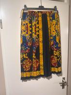 Vintage Rok met opvallende print, Maat 38/40 (M), Zwart, Ophalen of Verzenden, Zo goed als nieuw