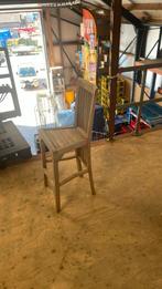4 houten stoelen, Huis en Inrichting, Ophalen, Twee, Bruin, Zo goed als nieuw