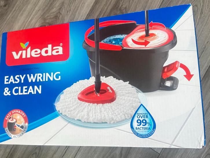 Vileda Easy Wring & Clean Dweilset, Huis en Inrichting, Schoonmaakartikelen, Dweilemmer, -bak, of -wagen, Ophalen of Verzenden