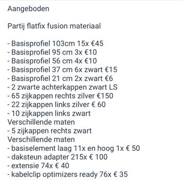 Flattix fusion onderconstructie plat dak diverse beschikbaar voor biedingen