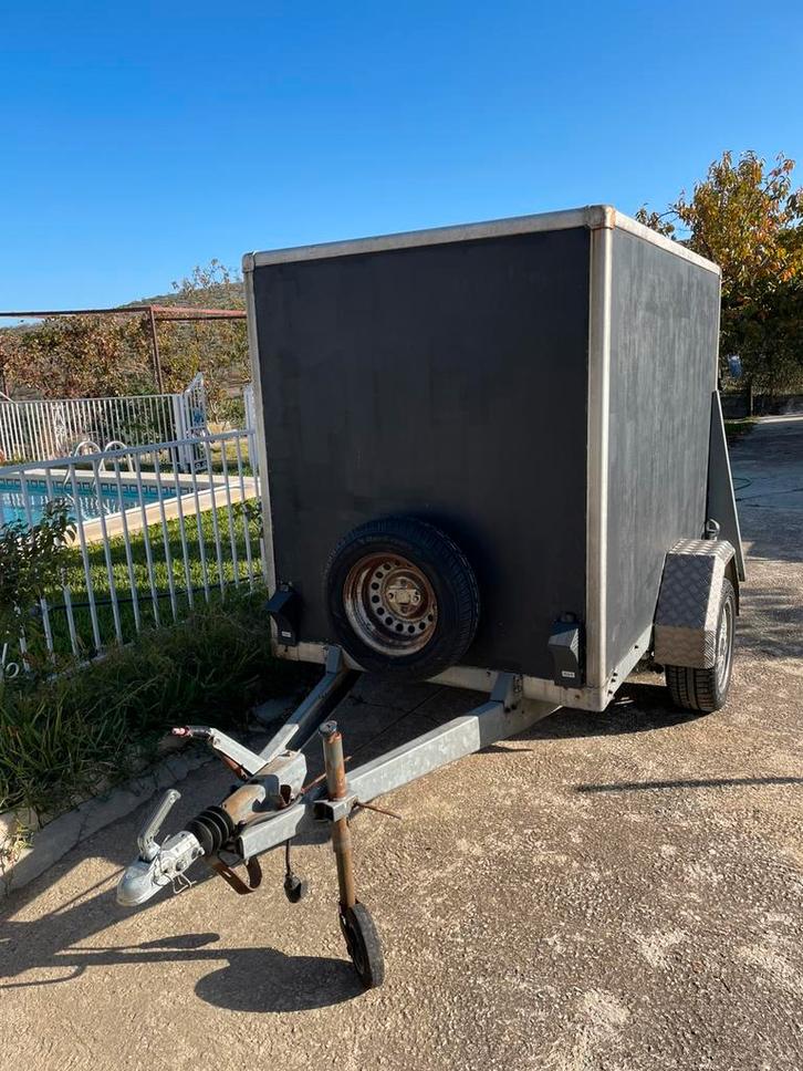 Gesloten aanhanger 750 kg, Auto diversen, Aanhangers en Bagagewagens, Gebruikt, Ophalen