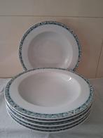 AH Merison soepborden smalle rand *eureka*, Huis en Inrichting, Keuken | Servies, Ophalen of Verzenden, Zo goed als nieuw, Bord(en)