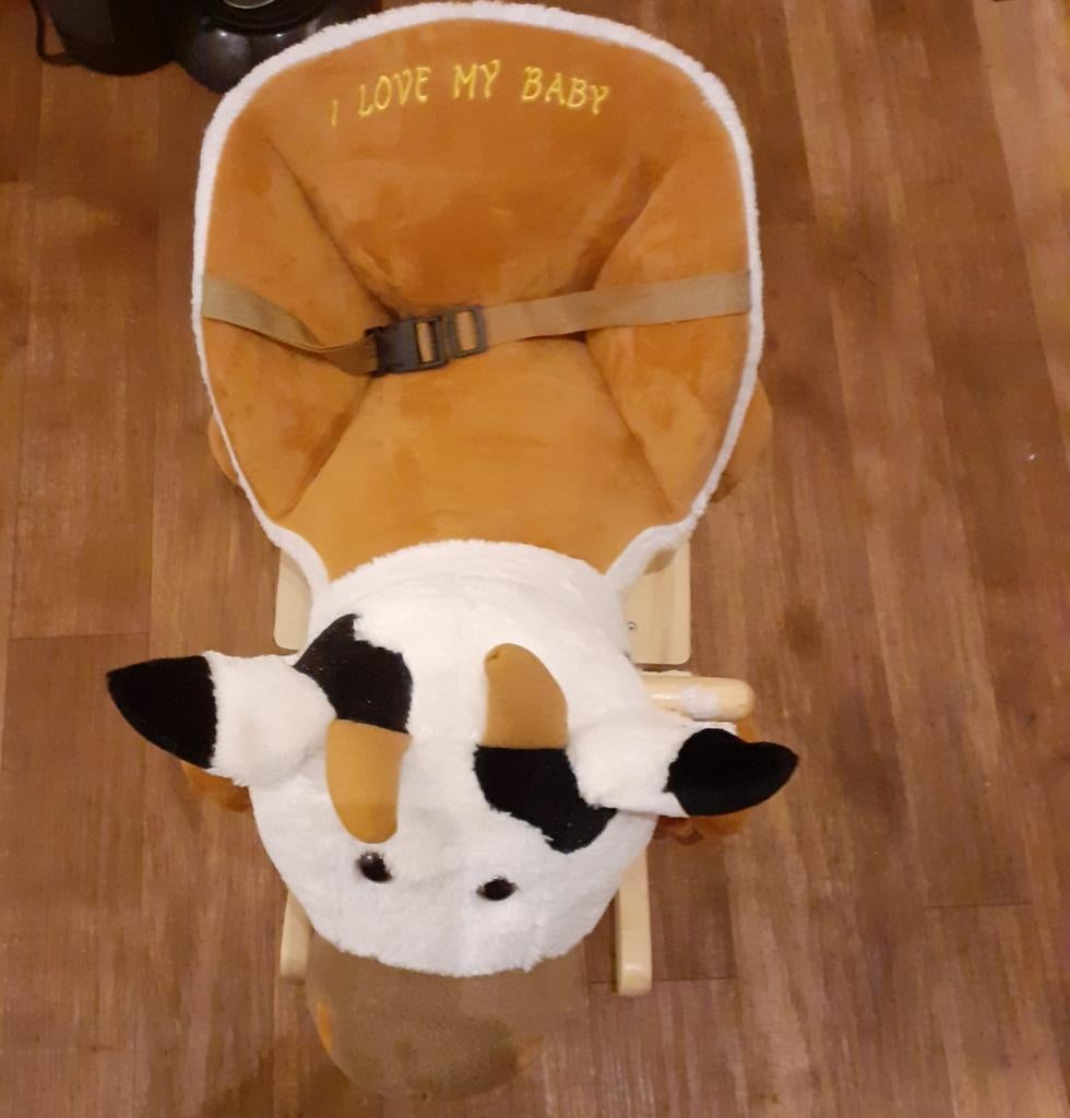 NIEUWE BABY GO HOBBELDIER KOE MET GELUID, Ophalen of Verzenden, Nieuw, Klamboe