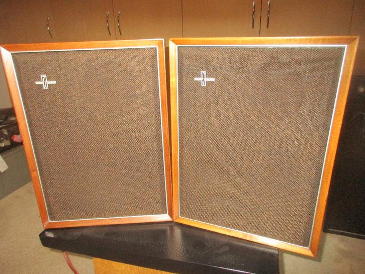 Vintage Philips boxen, Audio, Tv en Foto, Luidsprekers, Gebruikt, Front, Rear of Stereo speakers, Minder dan 60 watt, Philips