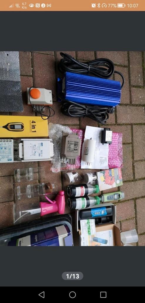 Mooie uitgebreide kweekset te koop, Tuin en Terras, Kweekspullen, Zo goed als nieuw, Kweektent, Ophalen