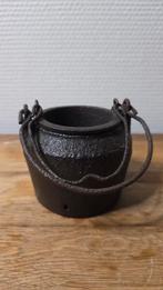 Antieke gietijzeren glue pots – 3/16 pint & klein model, Antiek en Kunst, Ophalen of Verzenden