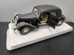 Schaalmodel Citroen 15CVTA 1938 Bburago zwart 1:24, Auto, ., Nieuw, Ophalen of Verzenden