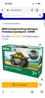 Brio Lichtgevende Goud Wagon, Ophalen of Verzenden, Gebruikt, Wagon, Overige merken