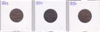 Nette 1 cent 1863 + 1870 + 1876 samen voor 19 euro, Ophalen of Verzenden, Koning Willem III, 1 cent