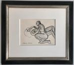 Corneille, sensuele houtskool-tekening; Geliefden, Ophalen