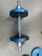 Dumbbells metaal, Sport en Fitness, Fitnessmaterialen, Ophalen, Gebruikt, Borst, Dumbbell