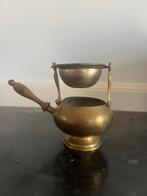 Vintage brass tea strainer, Ophalen of Verzenden, Brons