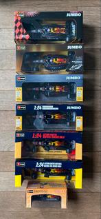 7 x Jumbo Red Bull F1 auto Max Verstappen, Hobby en Vrije tijd, Modelauto's | 1:24, Verzenden, Nieuw, Auto, Bburago