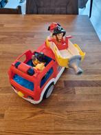 Fisher-Price LittlePeople brandweerauto., Kinderen en Baby's, Speelgoed | Fisher-Price, Speelset, Gebruikt, Met licht, Ophalen