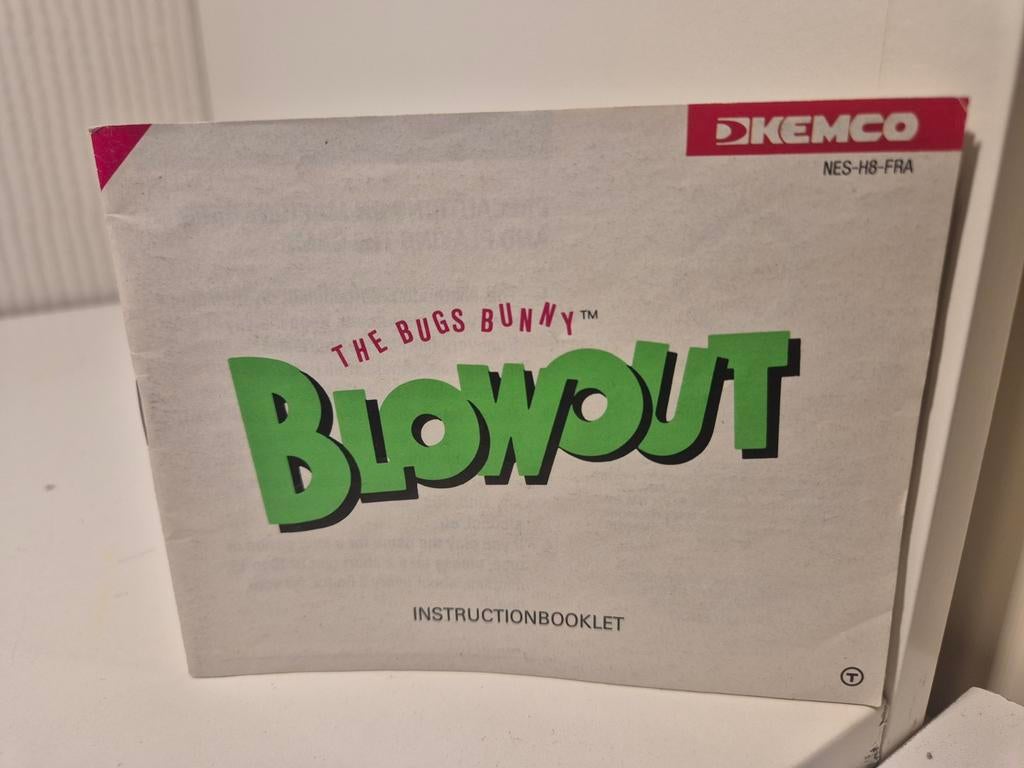 Boekje van The Bugs Bunny Blowout NES H8 FRA, Avontuur en Actie, 1 speler, Ophalen of Verzenden, Zo goed als nieuw
