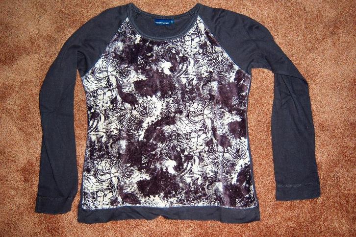 Leuk bruin dames-shirt, maat M, Kleding | Dames, T-shirts, Gedragen, Maat 38/40 (M), Bruin, Lange mouw, Ophalen of Verzenden