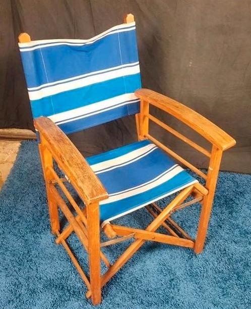 Vintage regisseurstoel, Huis en Inrichting, Stoelen, Gebruikt, Ophalen of Verzenden