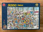 Jan van Haasteren puzzel Op glad ijs 3000 stukjes, Ophalen, Meer dan 1500 stukjes, Gebruikt