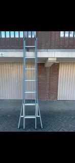 Dirks ladder 2 x 7 glazenwassers, Ophalen, Zo goed als nieuw, Ladder, 4 meter of meer