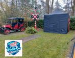 TENT 3X3MTR INCLUSIEF ZIJWANDEN EN OPBOUW  HUUR €35,=, Ophalen of Verzenden, Zo goed als nieuw