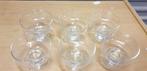 dessert schaaltjes glas op voet, Huis en Inrichting, Keuken | Servies, Ophalen of Verzenden, 'T Olde Gre-j, Info@toldegrej.nl