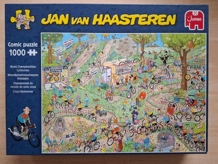 Jan van Haasteren - Wereldkampioenschappen veldrijden, Hobby en Vrije tijd, Denksport en Puzzels, Zo goed als nieuw, Legpuzzel